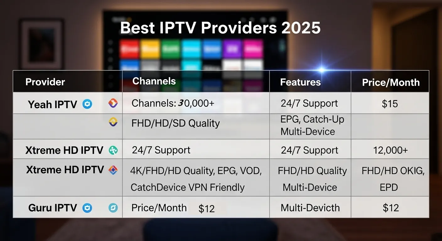 Best IPTV Providers 2025 Hidden Gems Most Reviews Miss