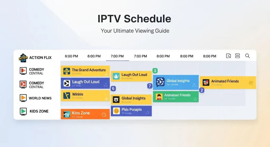 IPTV Schedule 2026 | Live TV, Sports & Movies Guide 8 IPTV Schedule 2025 Live TV, Sports & Movies Guide