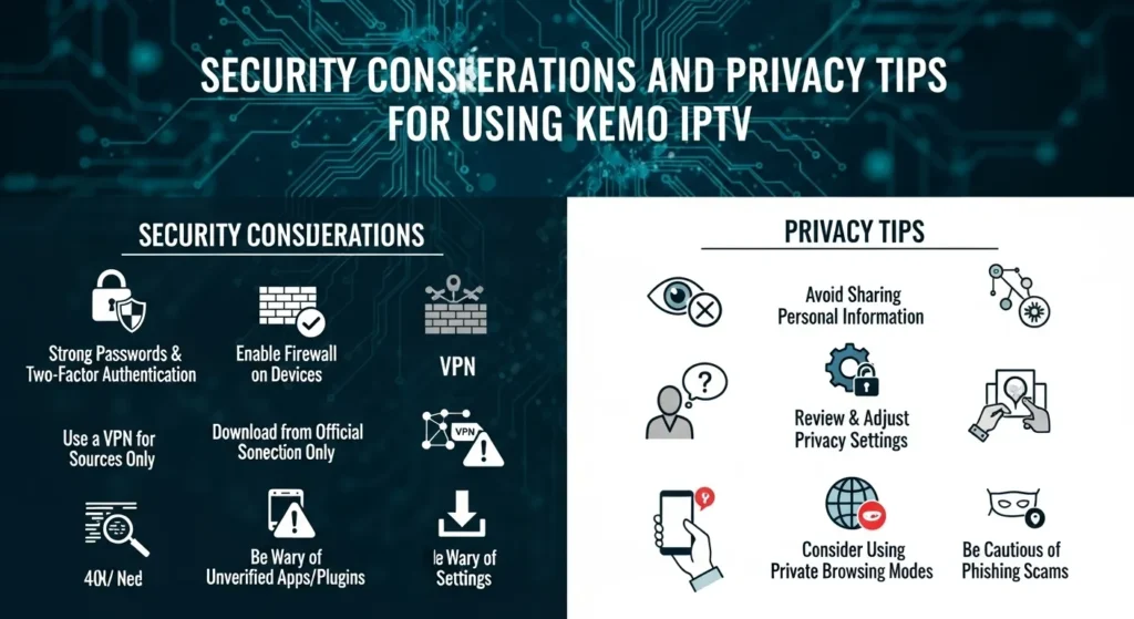Security Considerations and Privacy Tips for Using Kemo IPTV