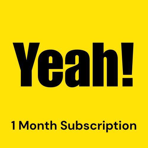 Yeah IPTV 1 Month Subscription