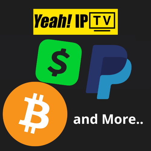 Yeah IPTV payment methods
